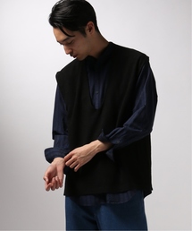 EDIFICE | WALENODE / ウェルノード別注 フレンチリネン Vネックベスト(ベスト)