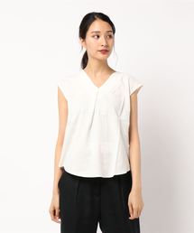 KOBE LETTUCE | バックオープンねじりノースリーブトップス【セットアップOK】(シャツ/ブラウス)