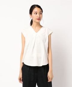 ヘンプコットンスリーブレスプルオーバー（Tシャツ/カットソー）｜ETRE