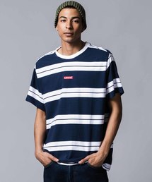 Levi's | リラックスグラフィックTシャツ BABY TAB BOLT STRIPE DRESS BLUES/ WHITE(Tシャツ/カットソー)
