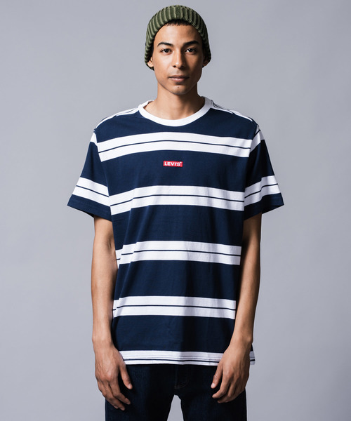 Levi's（リーバイス）の「リラックスグラフィックTシャツ BABY TAB BOLT STRIPE DRESS BLUES/ WHITE（Tシャツ/カットソー・メンズ・マルチ・L/M/XL/S）」の5枚目の写真