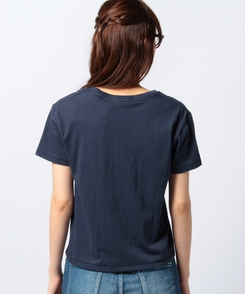 Another Edition（アナザーエディション）の「AE hello Blossam T（Tシャツ/カットソー・レディース・ホワイト/ネイビー・フリー）」の10枚目の写真