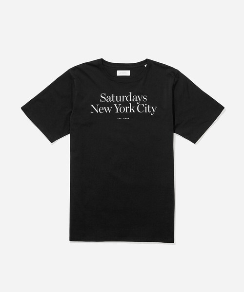 Saturdays NYC（サタデーズ ニューヨークシティ ）の「Miller Standard T-Shirt（Tシャツ/カットソー・メンズ・ブラック/ネイビー/ターコイズブルー/ワイン/グレー・XL/XS/S/M/L）」の14枚目の写真