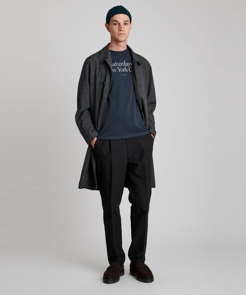 Saturdays NYC（サタデーズ ニューヨークシティ ）の「Miller Standard T-Shirt（Tシャツ/カットソー・メンズ・ブラック/ネイビー/ターコイズブルー/ワイン/グレー・XL/XS/S/M/L）」の8枚目の写真