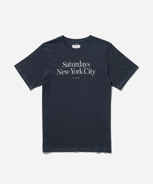 Saturdays NYC（サタデーズ ニューヨークシティ ）の「Miller Standard T-Shirt（Tシャツ/カットソー・メンズ・ブラック/ネイビー/ターコイズブルー/ワイン/グレー・XL/XS/S/M/L）」の16枚目の写真
