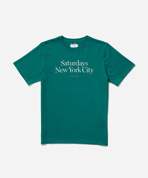 Saturdays NYC（サタデーズ ニューヨークシティ ）の「Miller Standard T-Shirt（Tシャツ/カットソー・メンズ・ブラック/ネイビー/ターコイズブルー/ワイン/グレー・XL/XS/S/M/L）」の18枚目の写真