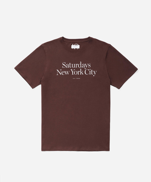 Saturdays NYC（サタデーズ ニューヨークシティ ）の「Miller Standard T-Shirt（Tシャツ/カットソー・メンズ・ブラック/ネイビー/ターコイズブルー/ワイン/グレー・XL/XS/S/M/L）」の9枚目の写真