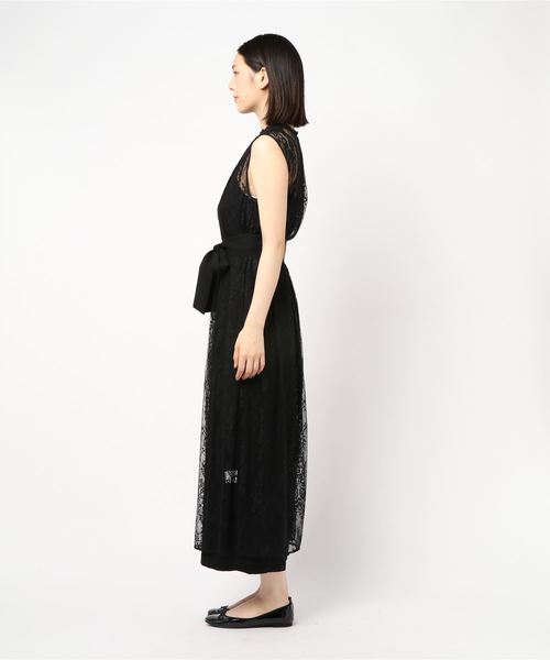 La TOTALITE(ラトータリテ)の「【kaene/カエン】レースジレ付きオールインワン【手洗い可能】(その他パンツ・レディース・ブラック・FREE)」の5枚目の写真