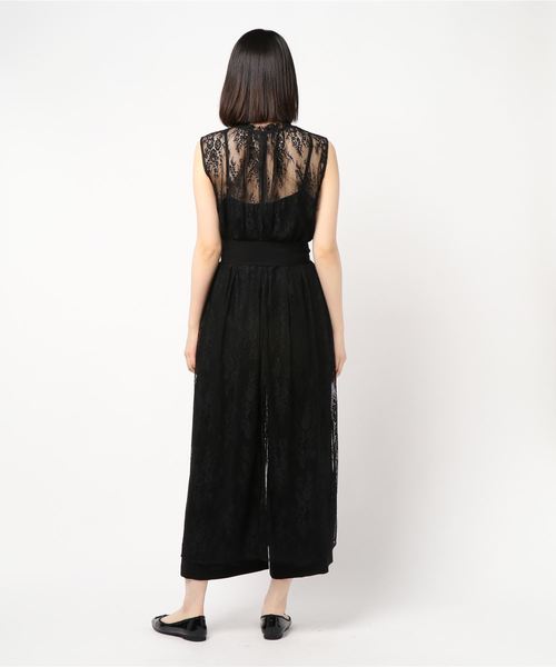 La TOTALITE(ラトータリテ)の「【kaene/カエン】レースジレ付きオールインワン【手洗い可能】(その他パンツ・レディース・ブラック・FREE)」の6枚目の写真
