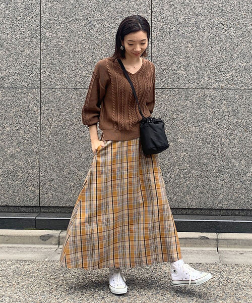 fredy repit（フレディレピ）の「チェックマキシスカート（スカート・レディース・ブルー系その他/イエロー系その他・38/36）」の16枚目の写真