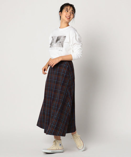 fredy repit（フレディレピ）の「チェックマキシスカート（スカート・レディース・ブルー系その他/イエロー系その他・38/36）」の20枚目の写真