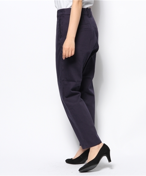 NANO universe（ナノユニバース）の「ウォッシュドチノパンツ（チノパンツ・レディース・オフホワイト/ベージュ/ネイビー/ライトグレー・36/38）」の12枚目の写真