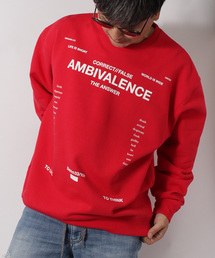 【LIBERTY CITY/リバティーシティ】 [AMBIVALENCE] ビッグシルエットスウェット