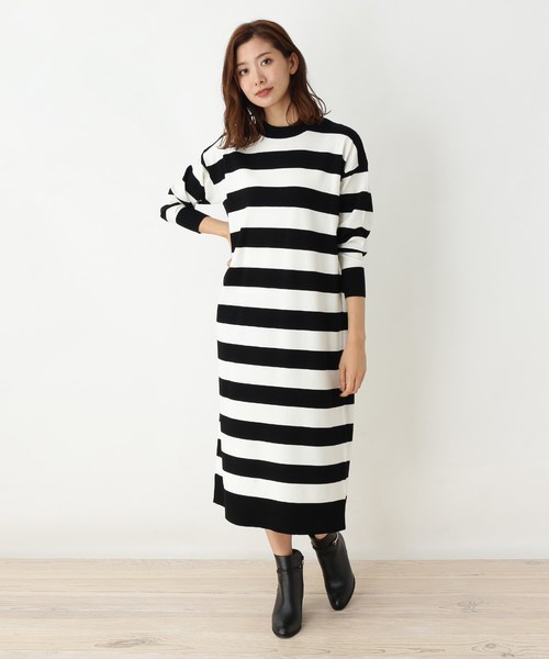 セール 洗える 42 Ll Web限定サイズ 天竺サックワンピース ワンピース Opaque Clip オペークドットクリップ のファッション通販 Zozotown