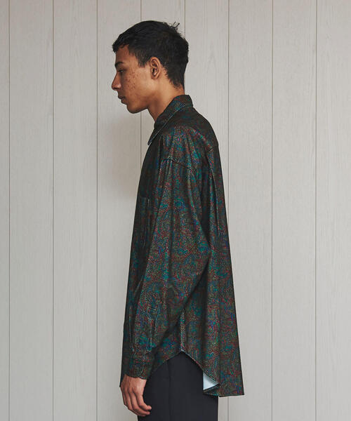 H BEAUTY&YOUTH UNITED ARROWS(エイチビューティーアンドユースユナイテッドアローズ)の「<H>NEL PAISLEY SHIRT/シャツ(シャツ/ブラウス・メンズ・ダークグリーン・SMALL/MEDIUM/LARGE)」の6枚目の写真