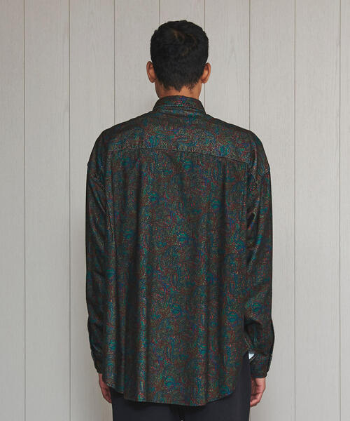 H BEAUTY&YOUTH UNITED ARROWS(エイチビューティーアンドユースユナイテッドアローズ)の「<H>NEL PAISLEY SHIRT/シャツ(シャツ/ブラウス・メンズ・ダークグリーン・SMALL/MEDIUM/LARGE)」の7枚目の写真
