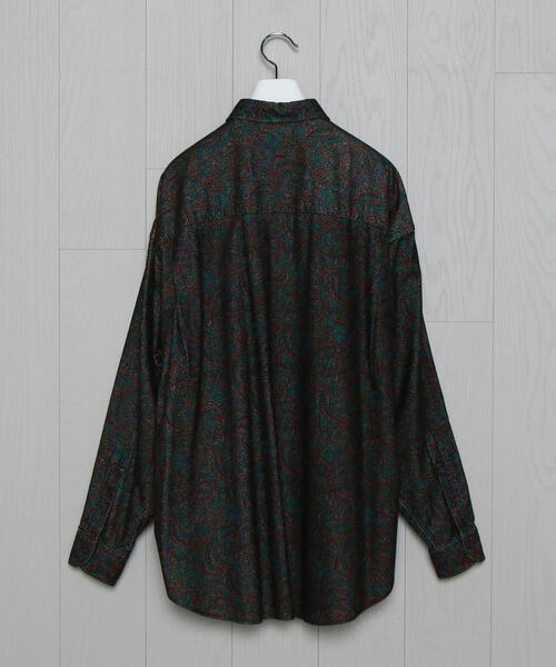 H BEAUTY&YOUTH UNITED ARROWS(エイチビューティーアンドユースユナイテッドアローズ)の「<H>NEL PAISLEY SHIRT/シャツ(シャツ/ブラウス・メンズ・ダークグリーン・SMALL/MEDIUM/LARGE)」の5枚目の写真