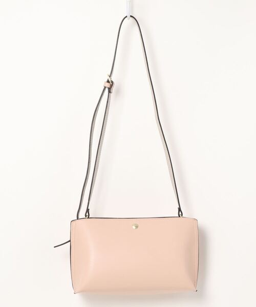 Legato Largo（レガートラルゴ）の「《か　る　い　か　ば　ん》フェイクレザーミニショルダー（ショルダーバッグ・レディース・ブラック/キャメル/マスタード/ベージュ/ブラウン/セージグリーン/ピンクベージュ/サックスブルー/ライトグレー/ダークブラウン/ピンク・FREE）」の11枚目の写真