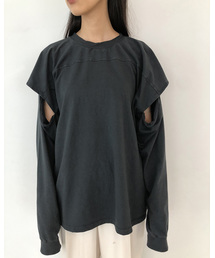 TODAYFUL | スリーブスリットロングT(Tシャツ/カットソー)