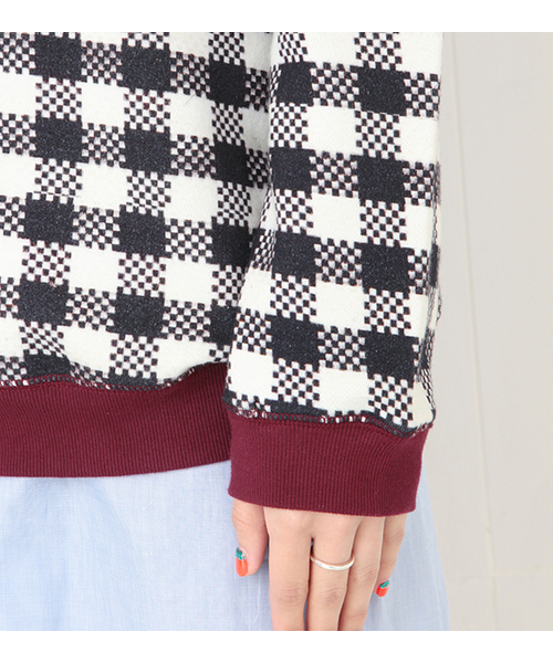 Ray BEAMS(レイビームス)の「NC.2 / "Vichy" スウェット(スウェット・レディース・その他1・ONE SIZE)」の6枚目の写真