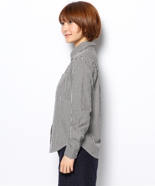 WEGO（ウィゴー）の「WEGO/ベーシックシャツ（シャツ/ブラウス・レディース・ホワイト/ブラック/ブルー/レッド/トリコロール/サックスブルー・FREE）」の13枚目の写真