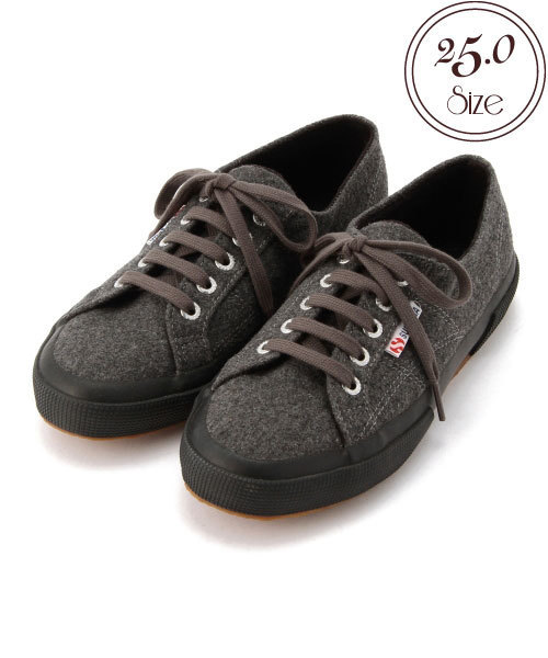 SUPERGA（スペルガ）の「スペルガ/SUPERGA WOOLY SNK スニーカー【L】￠（スニーカー・レディース・ダークグレー/ネイビー・37/36/38）」の2枚目の写真