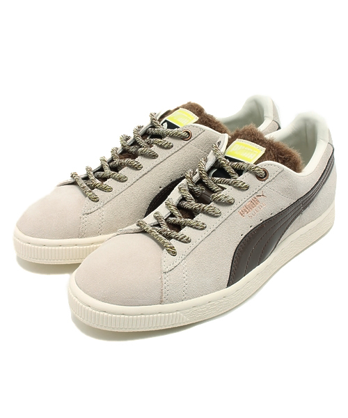 PUMA（プーマ）の「スウェードクラッシク+　WW (WOMEN) - sport classic -SUEDE（スニーカー・レディース・ブラック/ホワイト・23cm/25.5cm/22.5cm/23.5cm/24cm/24.5cm/25cm）」の2枚目の写真