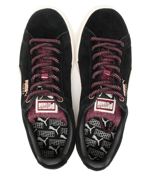 PUMA（プーマ）の「スウェードクラッシク+　WW (WOMEN) - sport classic -SUEDE（スニーカー・レディース・ブラック/ホワイト・23cm/25.5cm/22.5cm/23.5cm/24cm/24.5cm/25cm）」の5枚目の写真