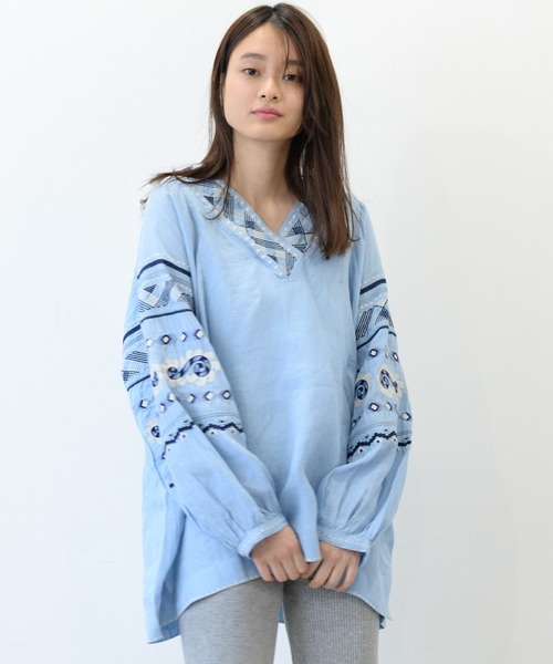 セール】V NECK TUNIC（シャツ/ブラウス）｜SILAS（サイラス）の