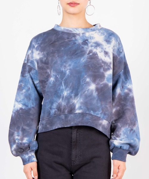 WEGO(ウィゴー)の「WEGO/タイダイスウェット(スウェット・レディース・ブルー/ピンク・FREE)」の14枚目の写真