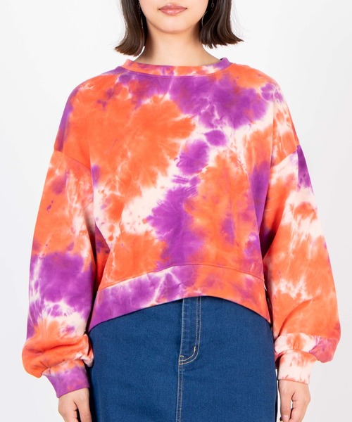 WEGO(ウィゴー)の「WEGO/タイダイスウェット(スウェット・レディース・ブルー/ピンク・FREE)」の15枚目の写真