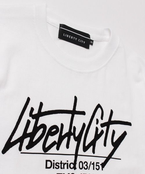 LIBERTY CITY（リバティシティ）の「【LIBERTY CITY/リバティーシティ】 [TAGGING] Tシャツ（Tシャツ/カットソー・メンズ・ホワイト/ブラック/ブルー/イエロー・2/3/4）」の22枚目の写真