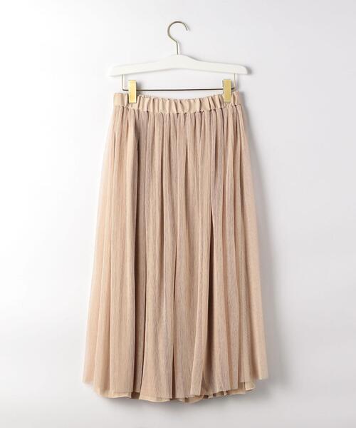 green label relaxing(グリーンレーベルリラクシング)の「FFC チュール & サテン リバーシブル スカート(スカート・レディース・シャーベット/ライトグレー/モカ・FREE)」の10枚目の写真