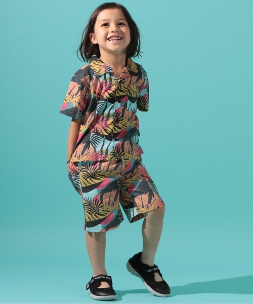 BAYFLOW（ベイフロー）の「【REEF（リーフ）】別注アロハシャツ（KIDS)（シャツ/ブラウス・キッズ・ブラック/ブラウン/サックスブルー・MEDIUM/LARGE/X-LARGE/XX-LARGE）」の19枚目の写真