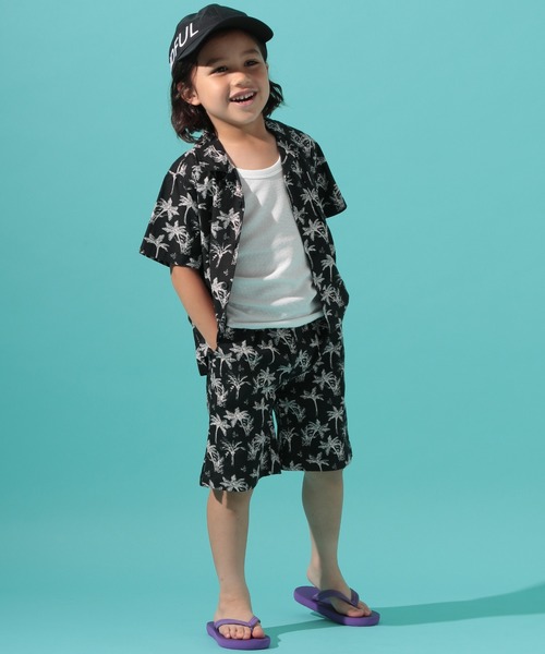 BAYFLOW（ベイフロー）の「【REEF（リーフ）】別注アロハシャツ（KIDS)（シャツ/ブラウス・キッズ・ブラック/ブラウン/サックスブルー・MEDIUM/LARGE/X-LARGE/XX-LARGE）」の16枚目の写真