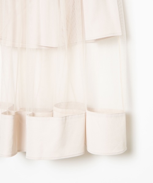 WEGO（ウィゴー）の「WEGO/シアーラインシャーリングスカート（スカート・レディース・ブラック/アイボリー・FREE）」の14枚目の写真