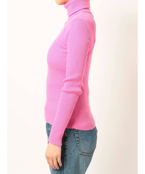 jouetie（ジュエティ）の「ベーシックカラータートル（ニット/セーター・レディース・ブラック/ピンク/イエロー/グリーン・MEDIUM）」の13枚目の写真