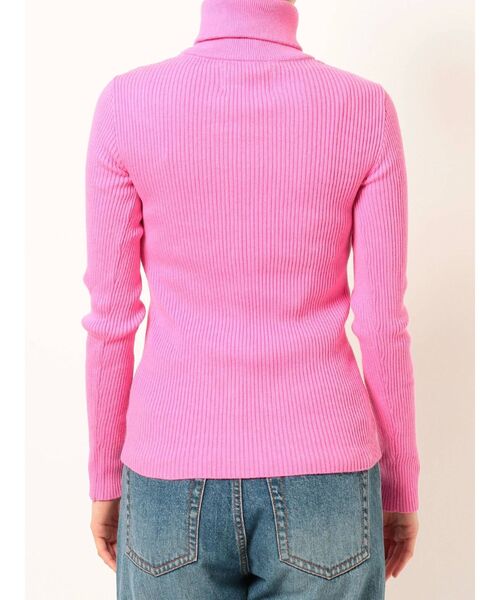 jouetie（ジュエティ）の「ベーシックカラータートル（ニット/セーター・レディース・ブラック/ピンク/イエロー/グリーン・MEDIUM）」の12枚目の写真