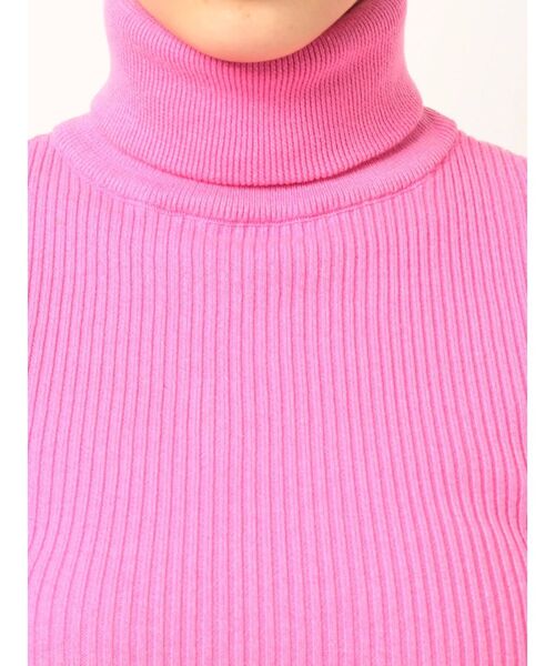 jouetie（ジュエティ）の「ベーシックカラータートル（ニット/セーター・レディース・ブラック/ピンク/イエロー/グリーン・MEDIUM）」の11枚目の写真