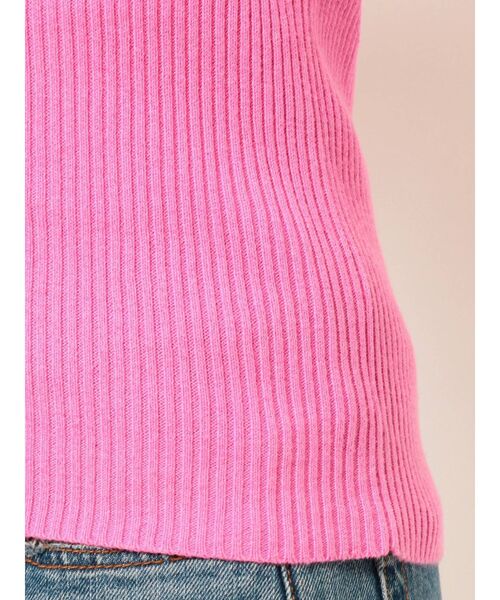 jouetie（ジュエティ）の「ベーシックカラータートル（ニット/セーター・レディース・ブラック/ピンク/イエロー/グリーン・MEDIUM）」の9枚目の写真