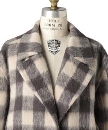 Drawer ケヌキシャギーチェックコート Drawer（ドゥロワー）の「Drawer ケヌキシャギーチェックコート