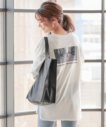 KOBE LETTUCE | [ 2点セット ]ロンT+フェイクレザーバッグ(Tシャツ/カットソー)