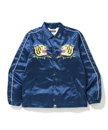 A BATHING APE　コーチジャケット　M A BATHING APE ナイロンジャケット BAPE LOGO COACH JACKET M