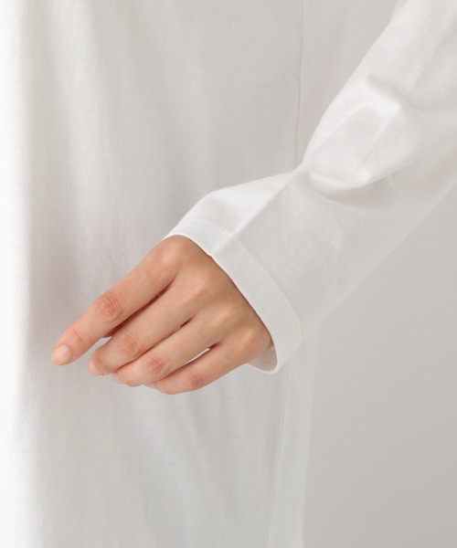 LEPSIM（レプシィム）の「プリントロンT　895675（Tシャツ/カットソー・レディース・ブラック/ベージュ/ホワイト系その他/ホワイト系その他2・FREE）」の12枚目の写真