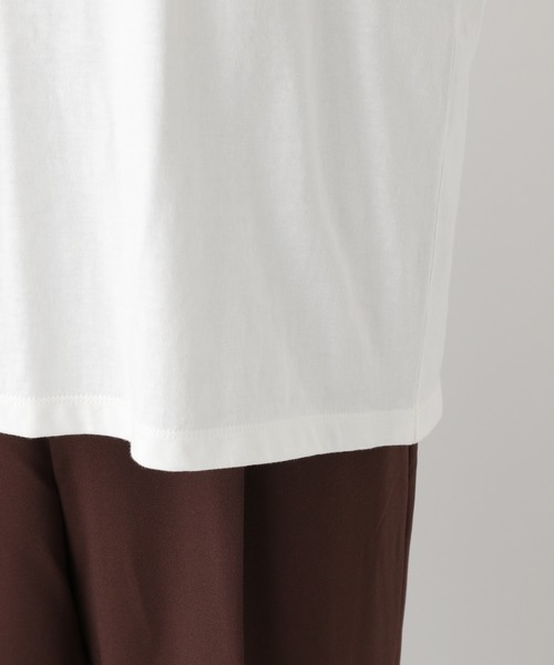 LEPSIM（レプシィム）の「プリントロンT　895675（Tシャツ/カットソー・レディース・ブラック/ベージュ/ホワイト系その他/ホワイト系その他2・FREE）」の13枚目の写真