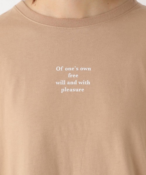 LEPSIM（レプシィム）の「プリントロンT　895675（Tシャツ/カットソー・レディース・ブラック/ベージュ/ホワイト系その他/ホワイト系その他2・FREE）」の19枚目の写真