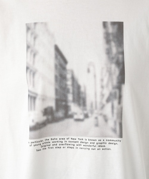 LEPSIM（レプシィム）の「プリントロンT　895675（Tシャツ/カットソー・レディース・ブラック/ベージュ/ホワイト系その他/ホワイト系その他2・FREE）」の15枚目の写真