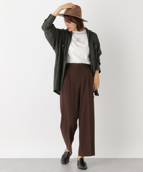 LEPSIM（レプシィム）の「プリントロンT　895675（Tシャツ/カットソー・レディース・ブラック/ベージュ/ホワイト系その他/ホワイト系その他2・FREE）」の22枚目の写真