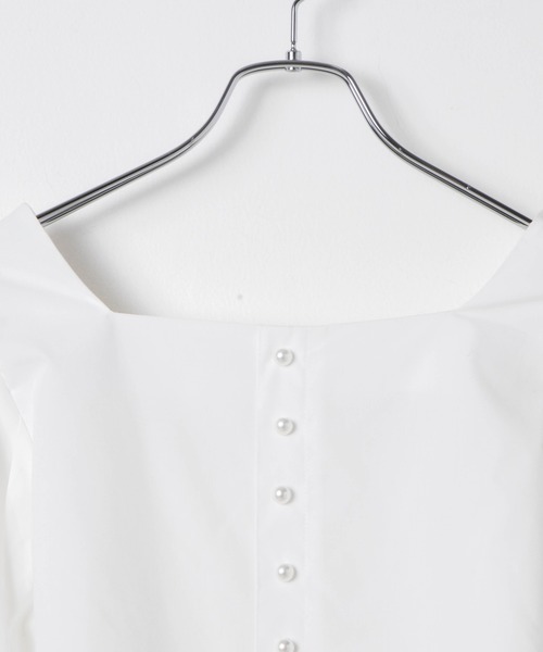 WEGO（ウィゴー）の「WEGO/2wayパールボタンバックリボンブラウス（シャツ/ブラウス・レディース・ホワイト・FREE）」の11枚目の写真