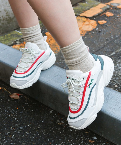 スニーカー フィラレイ FILARAY ST 厚底スニーカー 25.0㎝ FILA フィラ スニーカー 厚底 メンズ レディース ユニセックス